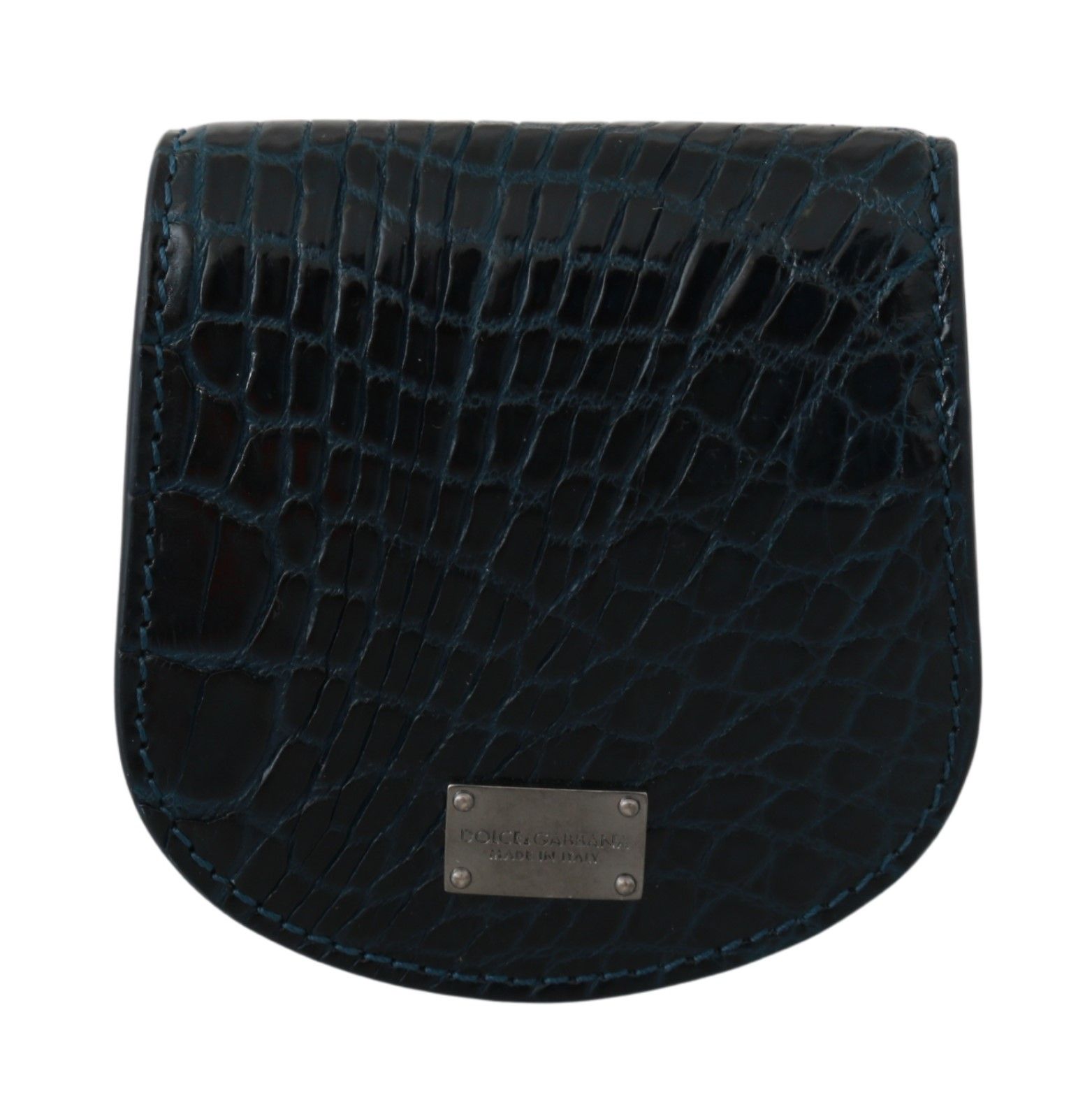 Dolce & Gabbana - Blue Exotic Skins Condom Case Holder Pocket