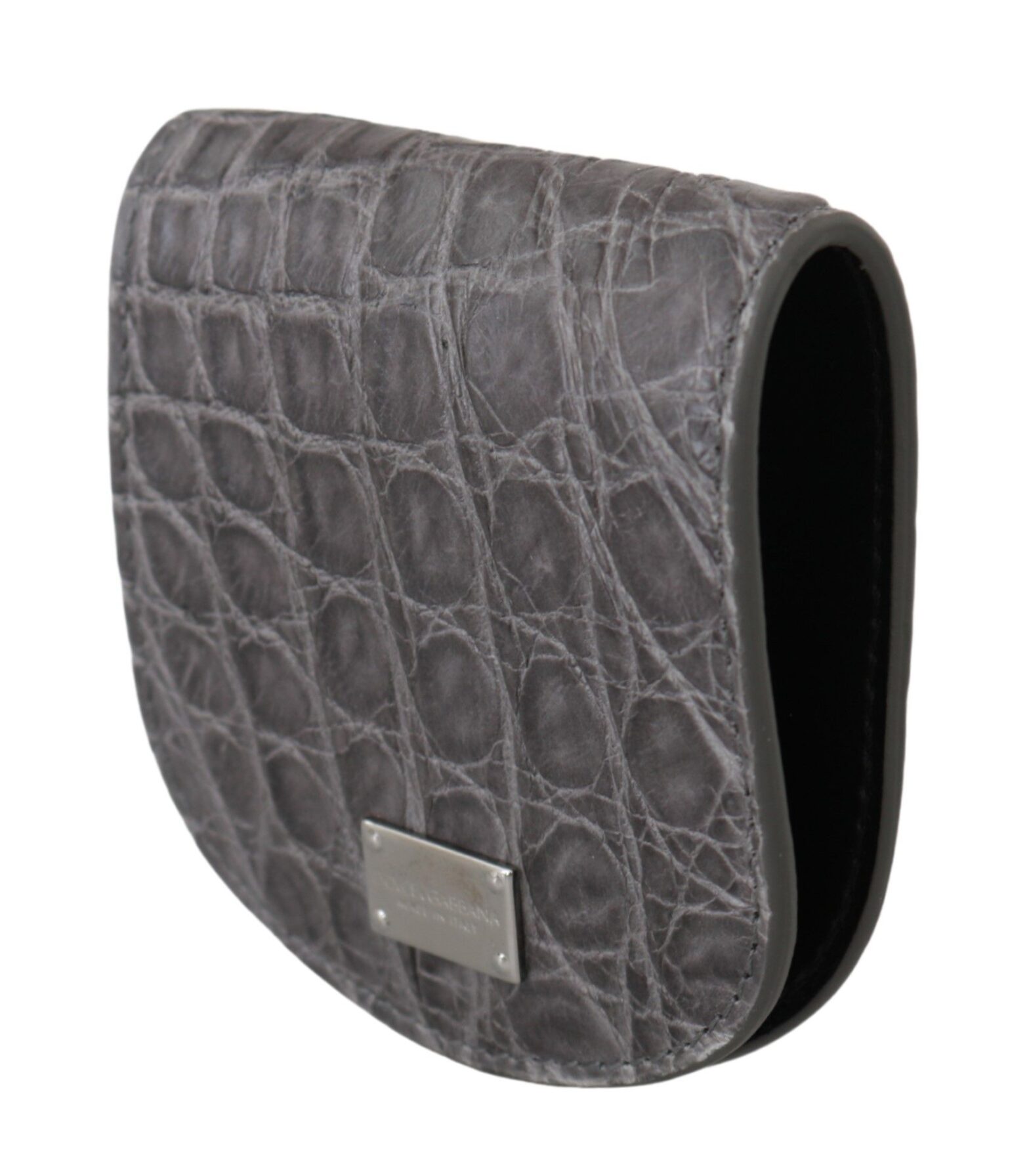 Dolce & Gabbana - Gray Exotic Skin Condom Case Holder Pocket Wallet