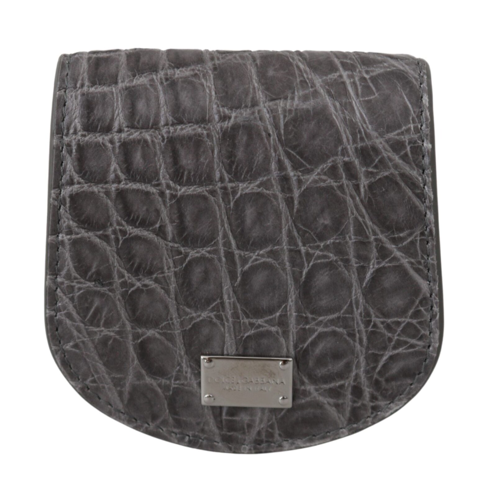 Dolce & Gabbana - Gray Exotic Skin Condom Case Holder Pocket Wallet