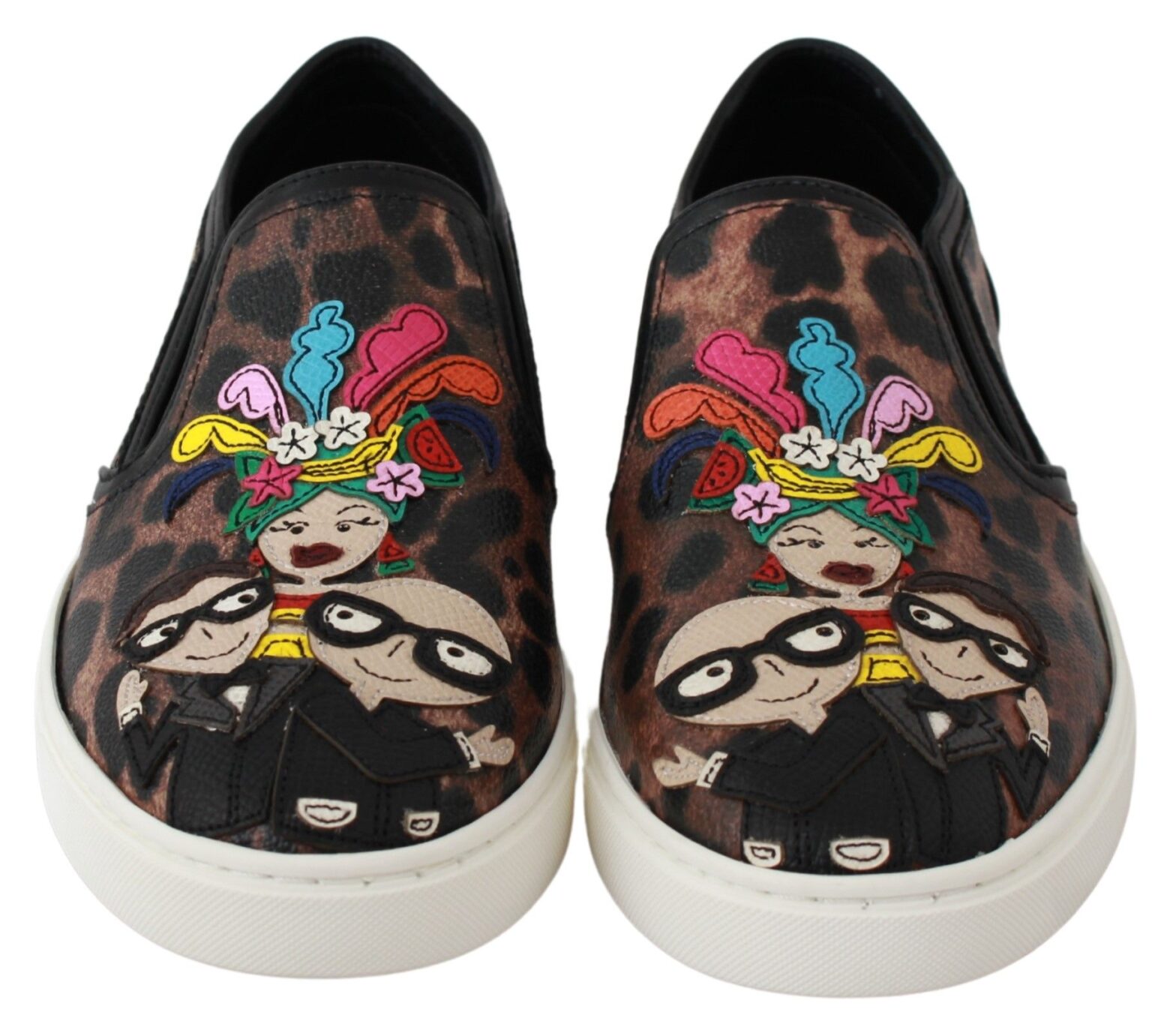 Dolce & Gabbana - Leather Leopard #dgfamily Loafers Shoes