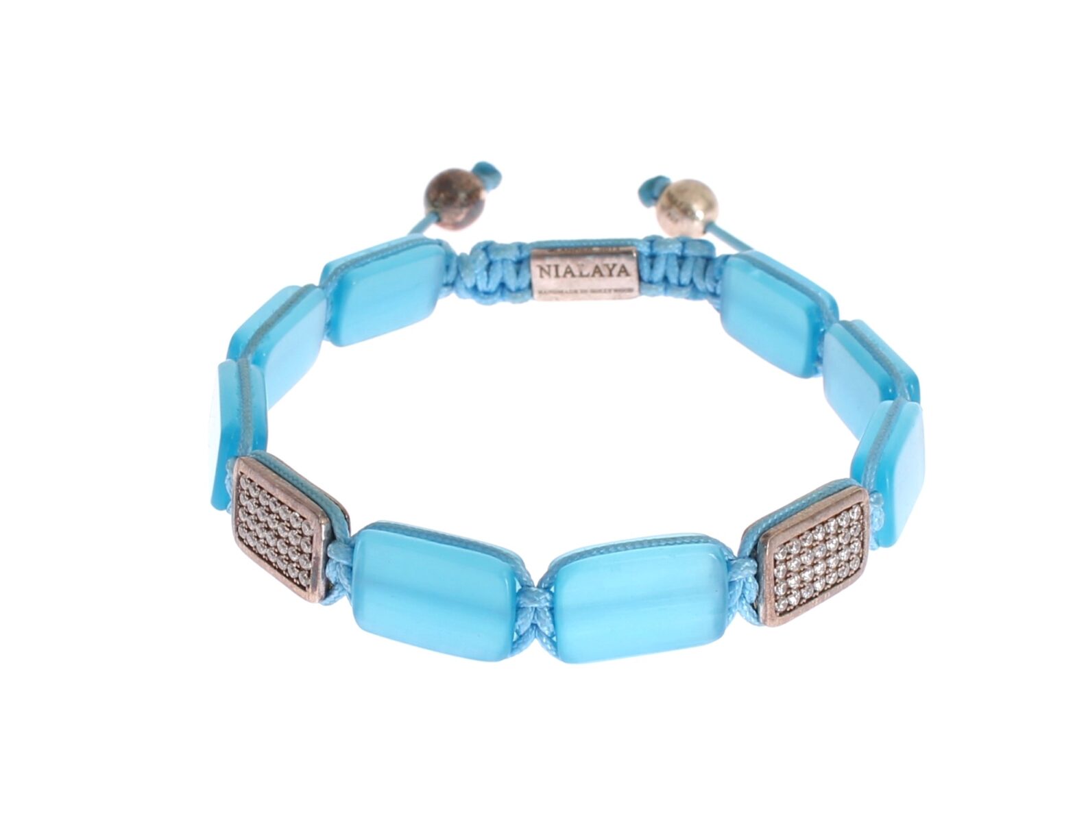 Nialaya - CZ Opal 925 Silver Bracelet