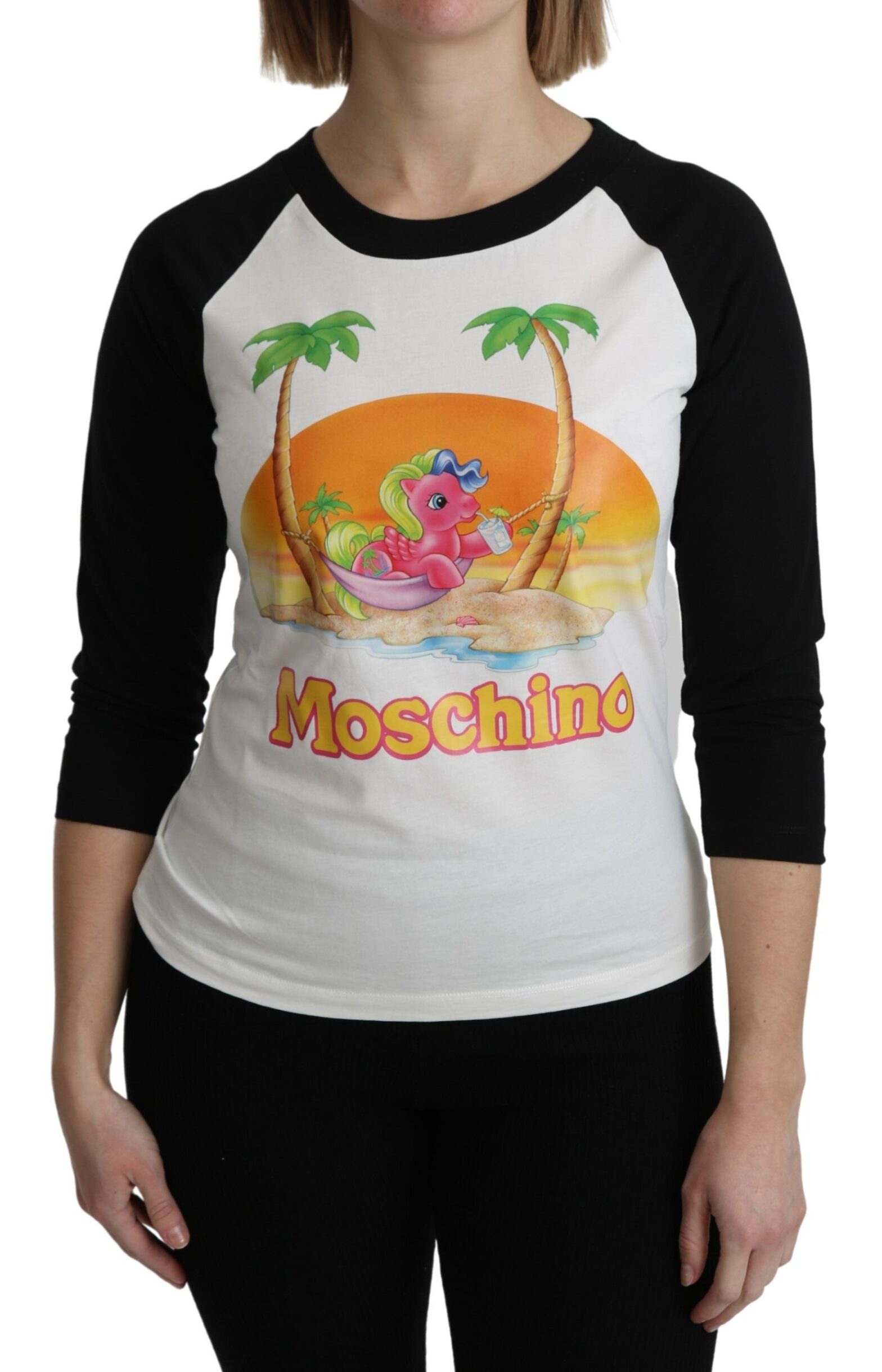 Moschino - White Cotton T-shirt My Little Pony Top Tshirt