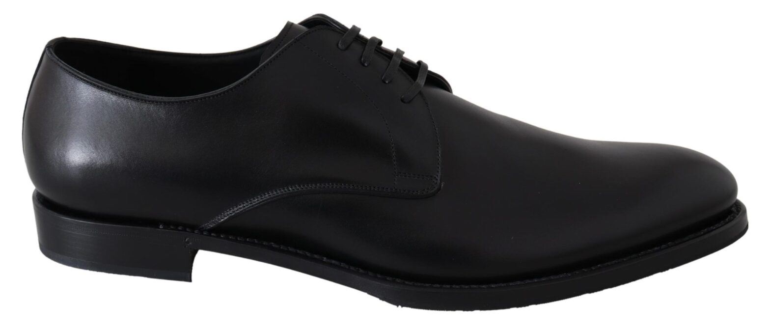 Dolce & Gabbana - Black Leather SARTORIA Hand Made Shoes