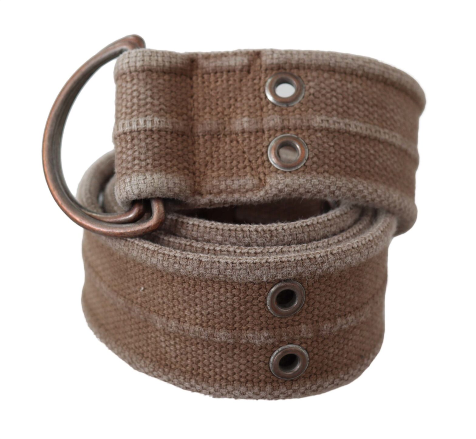 Dolce & Gabbana - Beige Leather Logo Belt Sling Cintura Buckle Belt