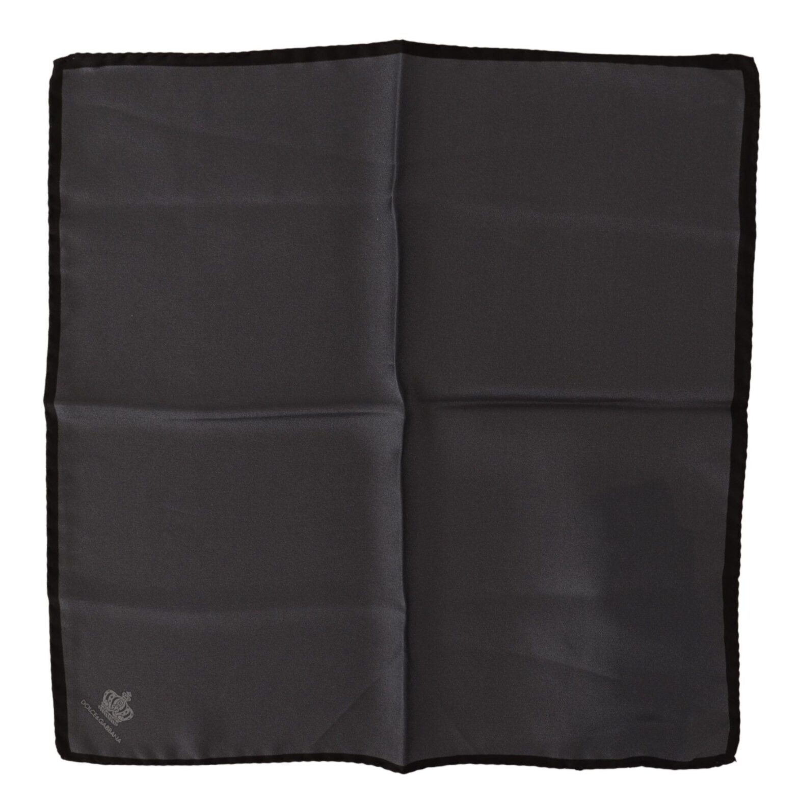 Dolce & Gabbana - Gray 100% Silk Square Handkerchief Gray 100% Silk Square Handkerchief