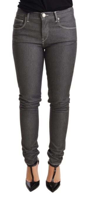 Gray Low Waist Skinny Denim Trouser Jeans
