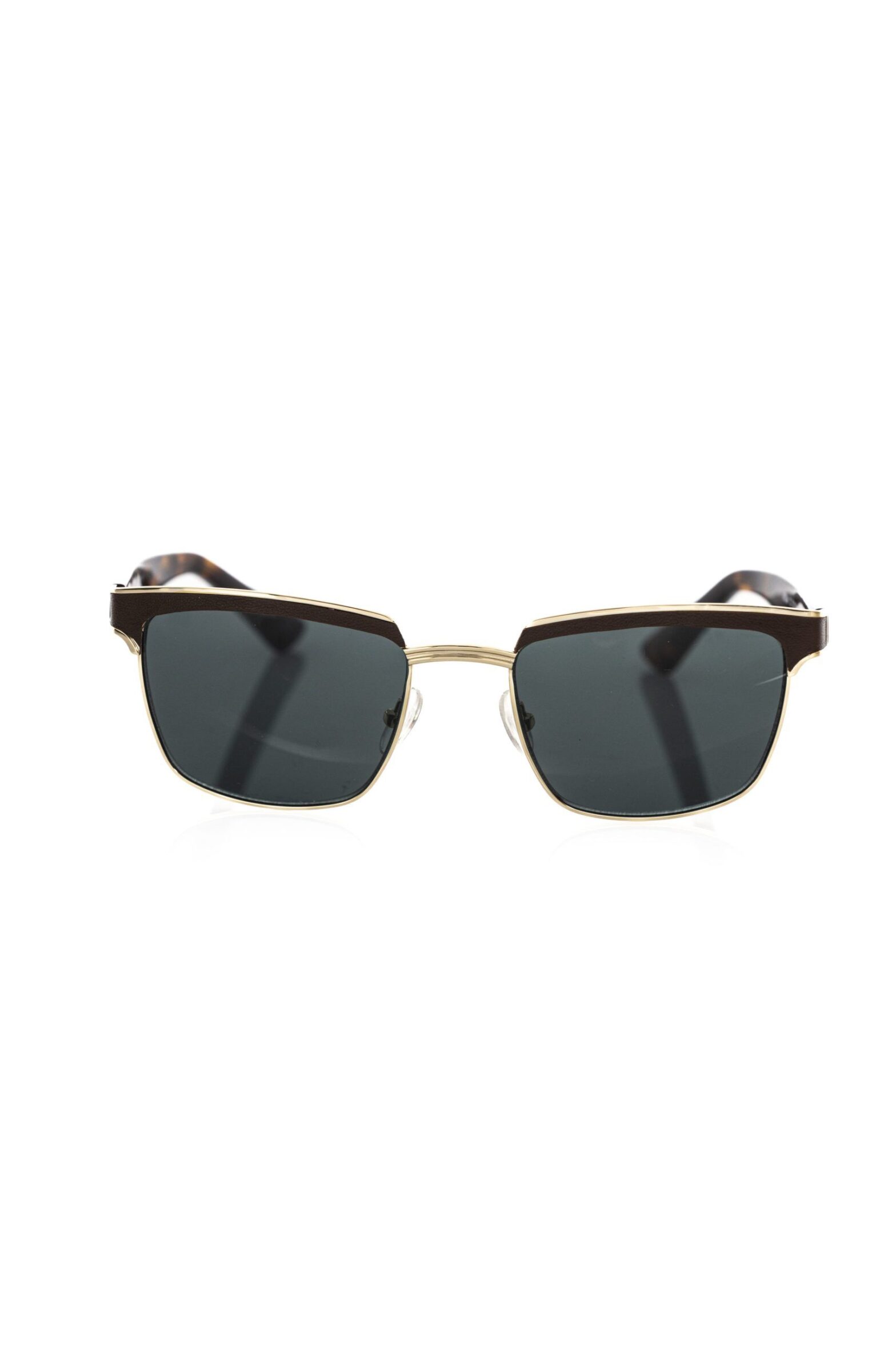 Frankie Morello - Brown Metallic Men’s Sunglass