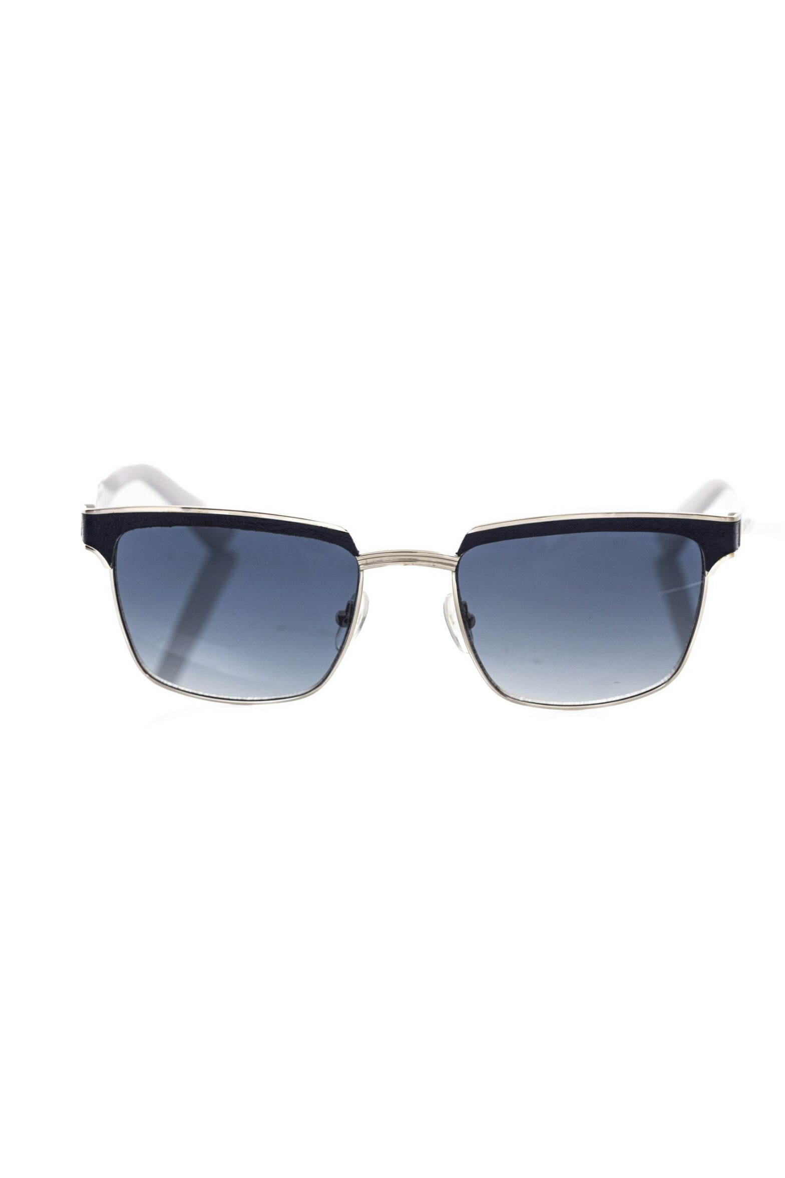 Frankie Morello - Black Metallic Fiber Men Sunglass