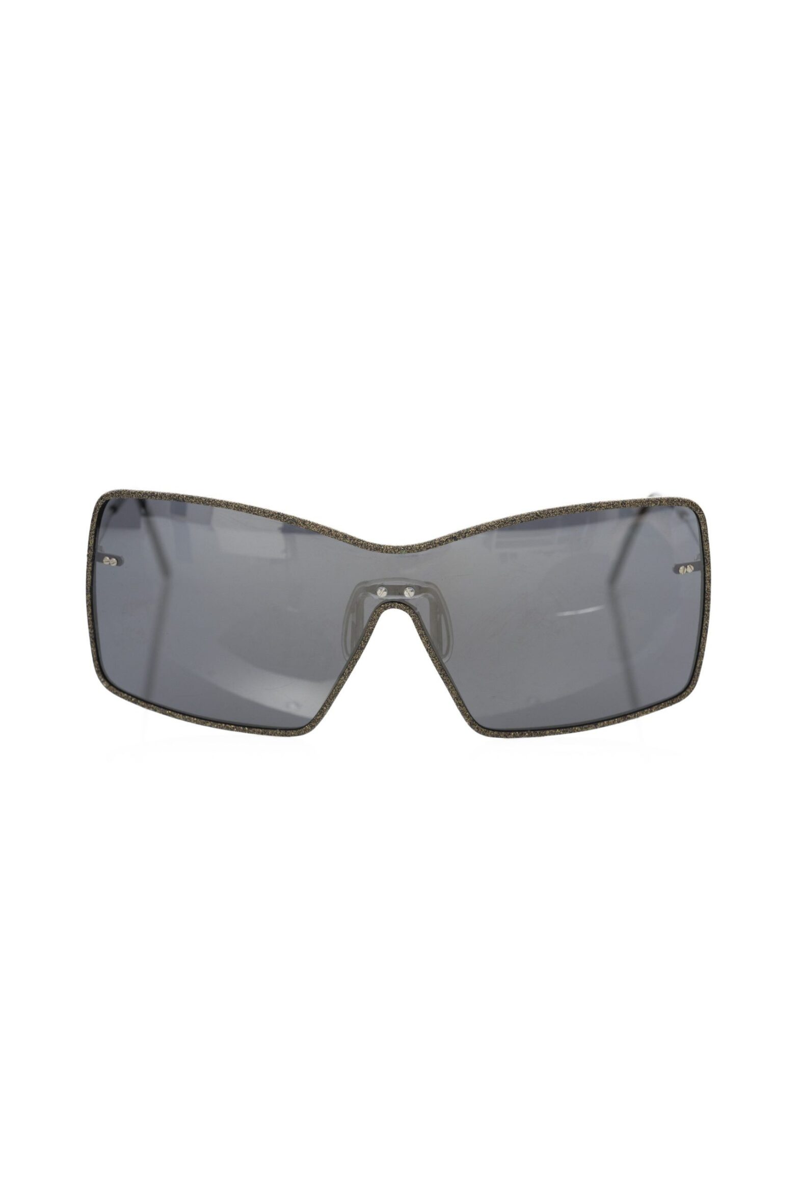Frankie Morello - Black Metallic Fiber Women Sunglasses