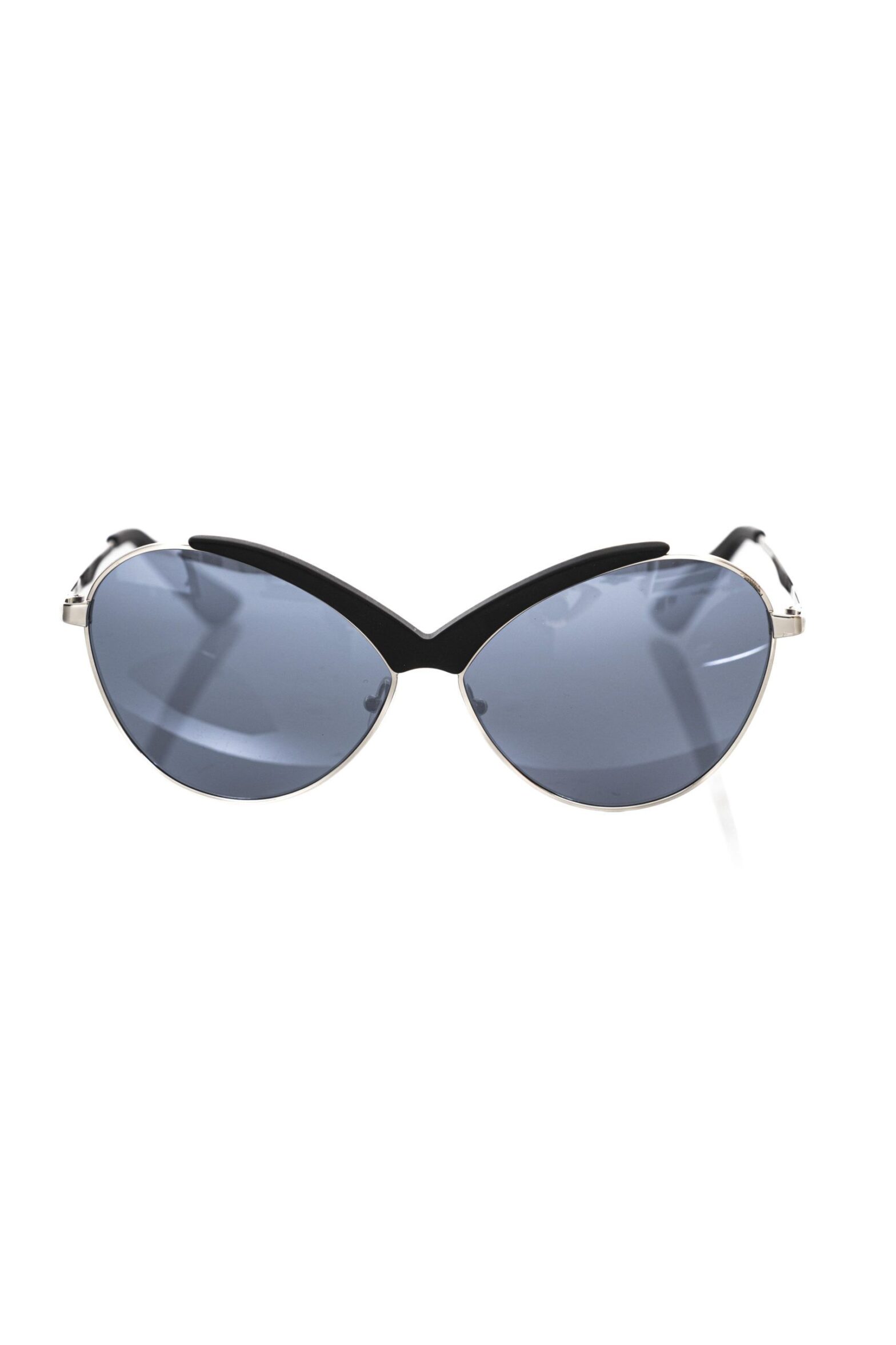 Frankie Morello - Black Metallic Women Sunglasses