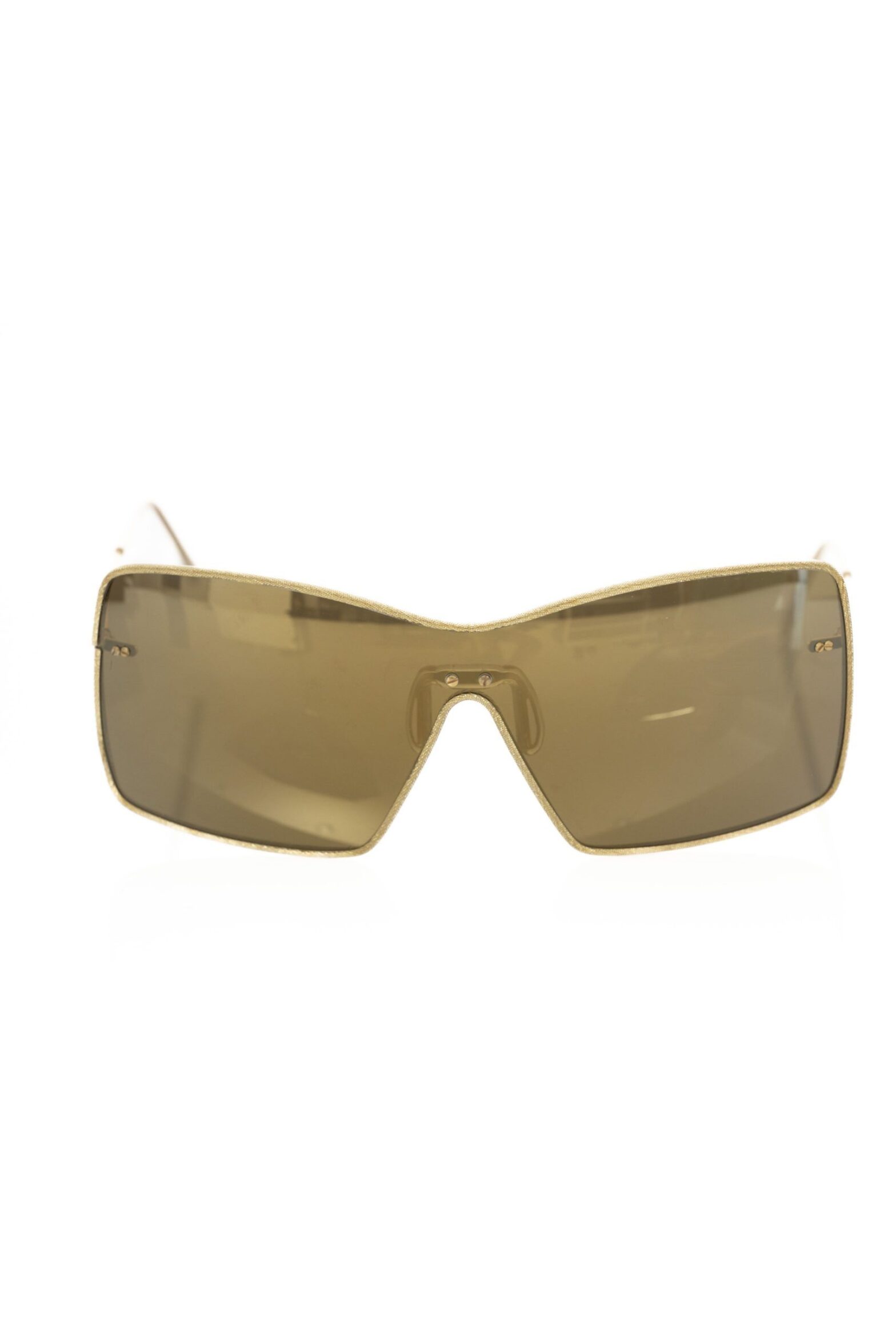 Frankie Morello - Gold Metallic Fiber Women Sunglasses