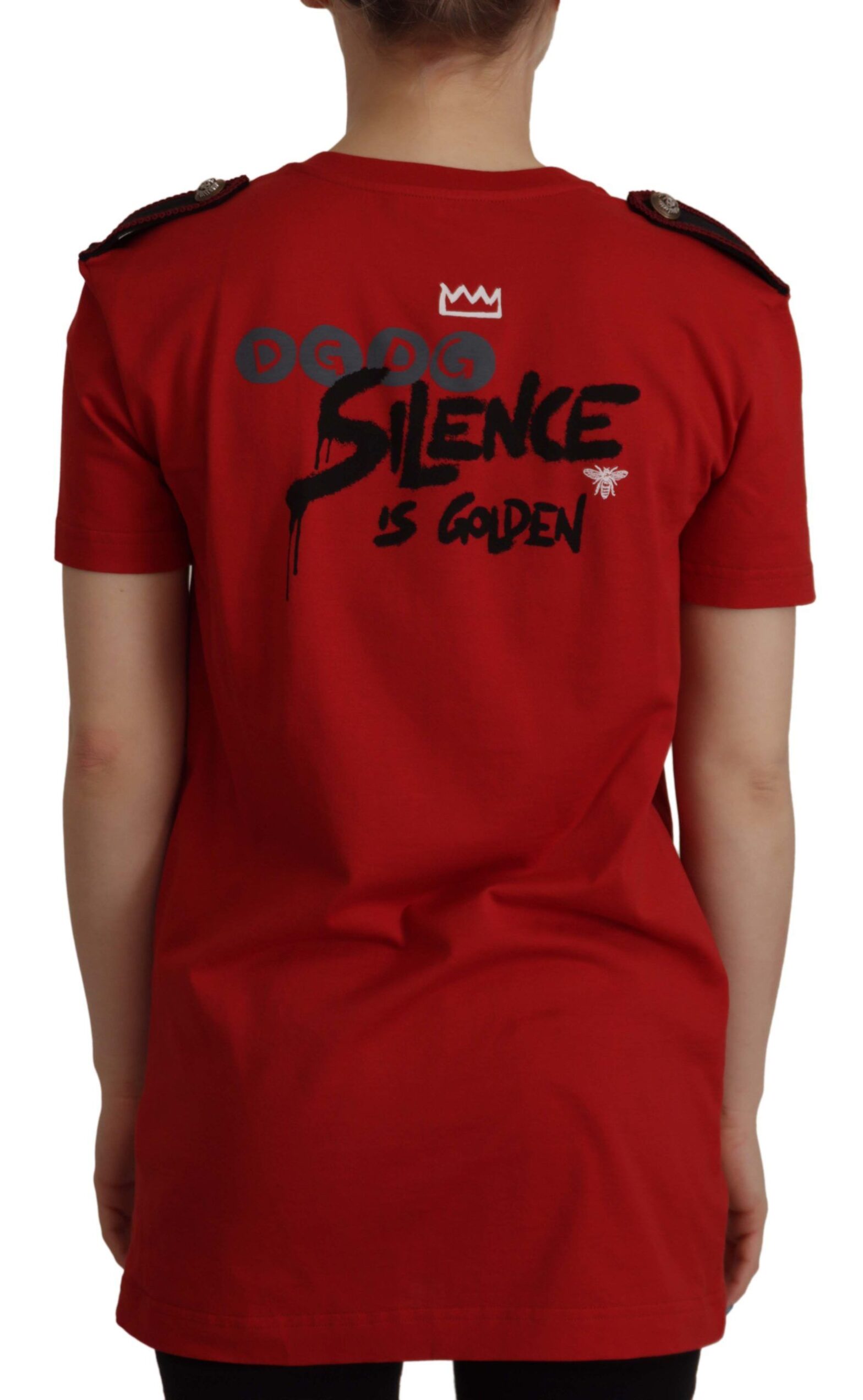 Dolce & Gabbana - Red Amor Vincit Omnia Crewneck T-shirt