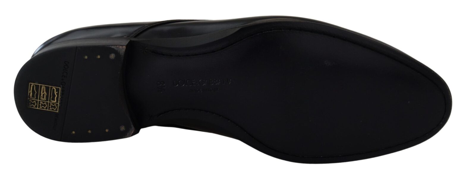 Dolce & Gabbana - Black Leather Formal Dress Shoes