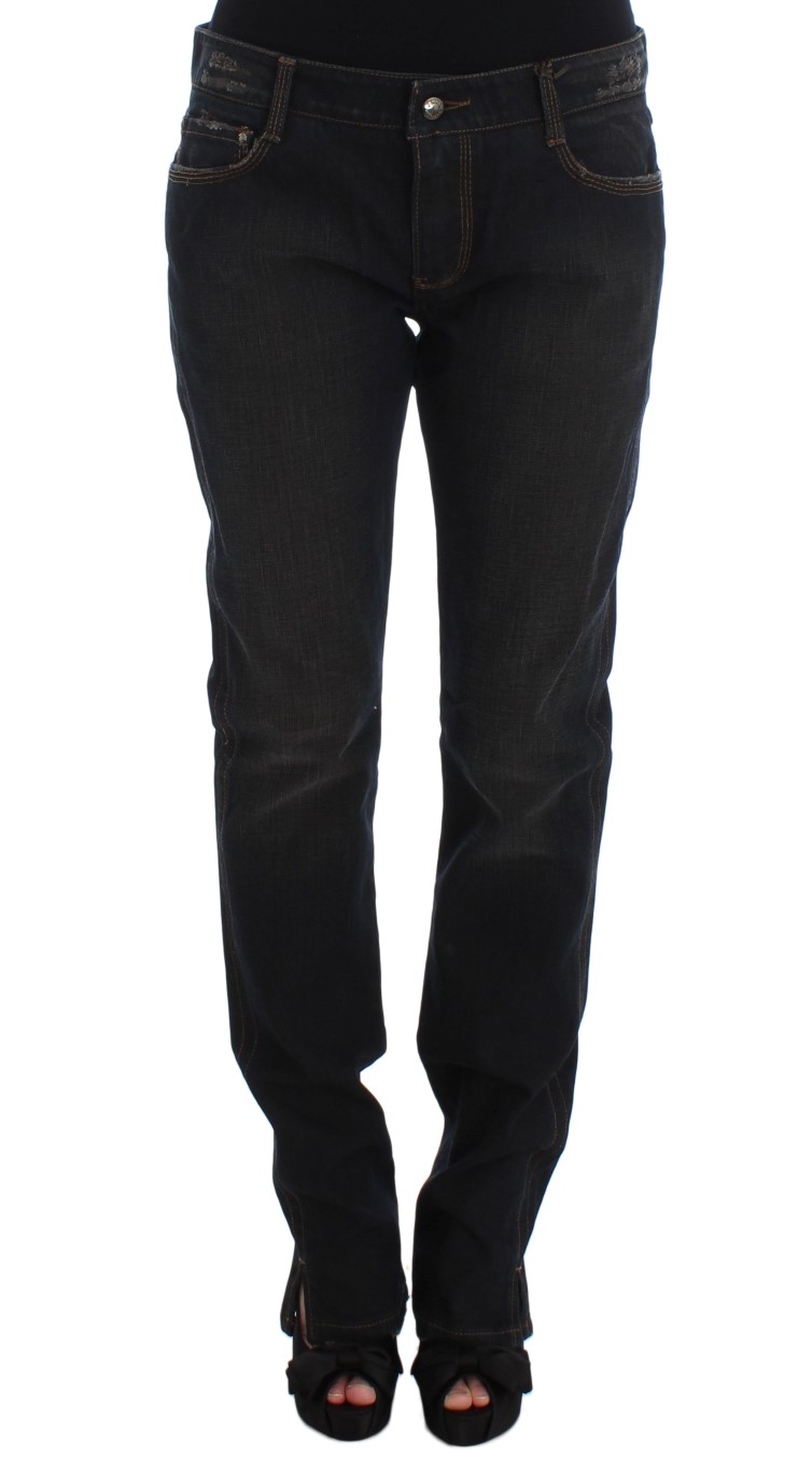 Ermanno Scervino - Blue Wash Cotton Boyfriend Jeans
