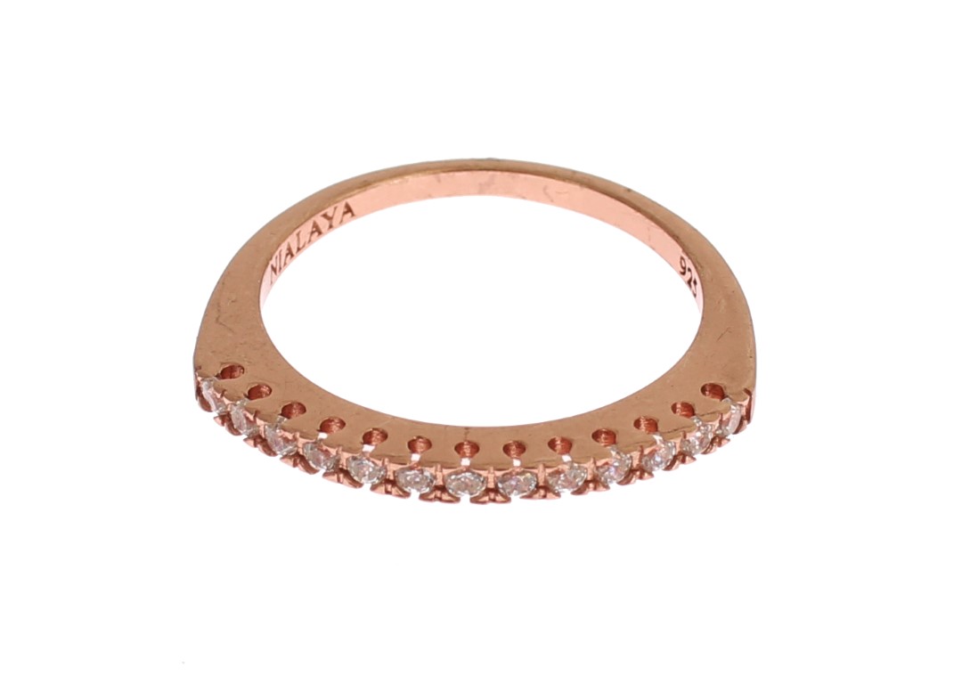 Nialaya - Red Gold 925 Silver Ring