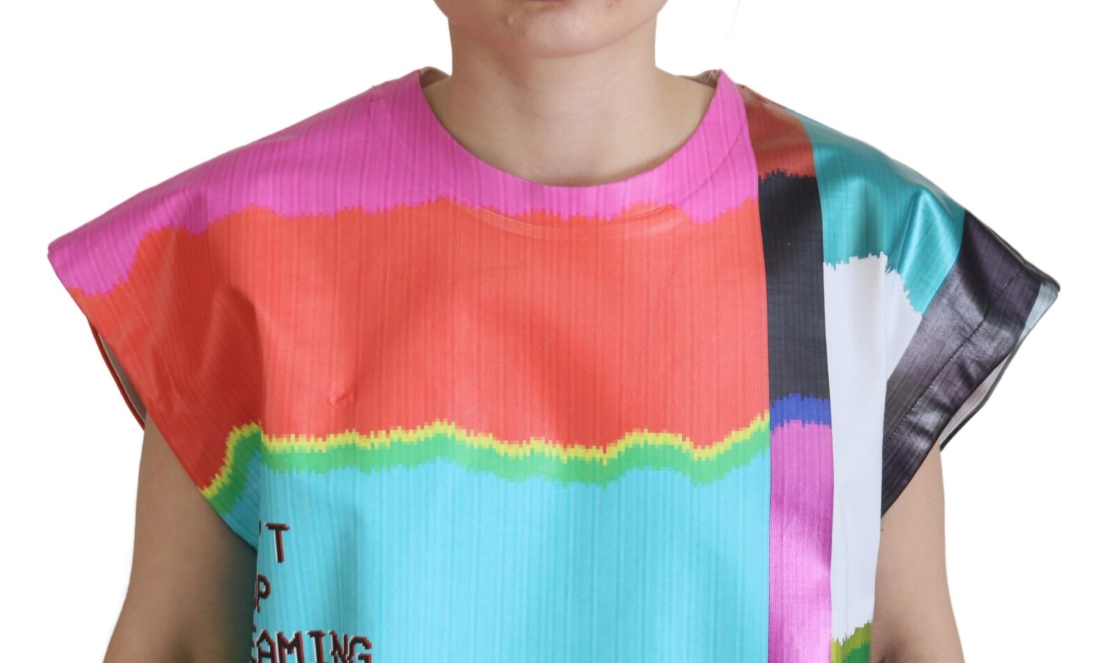 Dolce & Gabbana - Multicolor TV Print Blouse Cotton  T-shirt
