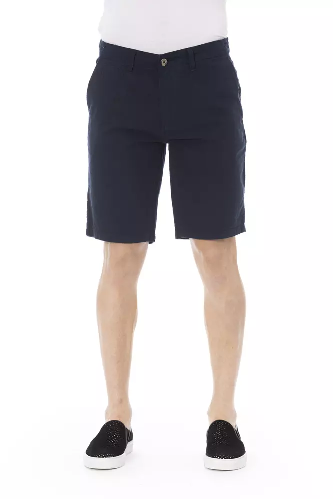 Baldinini Trend - Blue Cotton Men’s Bermuda Short