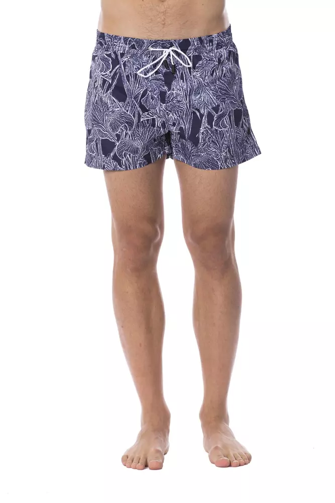 Roberto Cavalli Sport - Blue Polyester Men Swimsuit