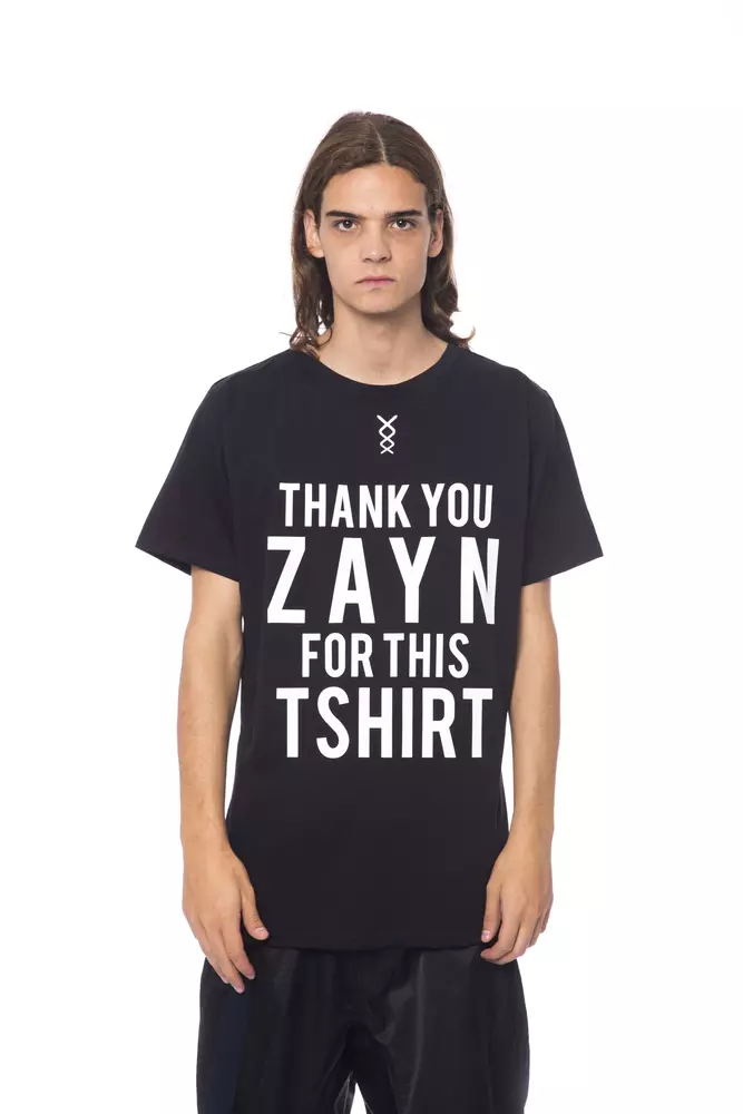 Nicolo Tonetto - Black Cotton Men T-Shirt