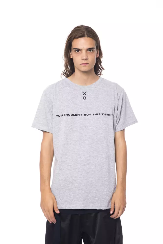 Nicolo Tonetto - Gray Cotton Men T-Shirt