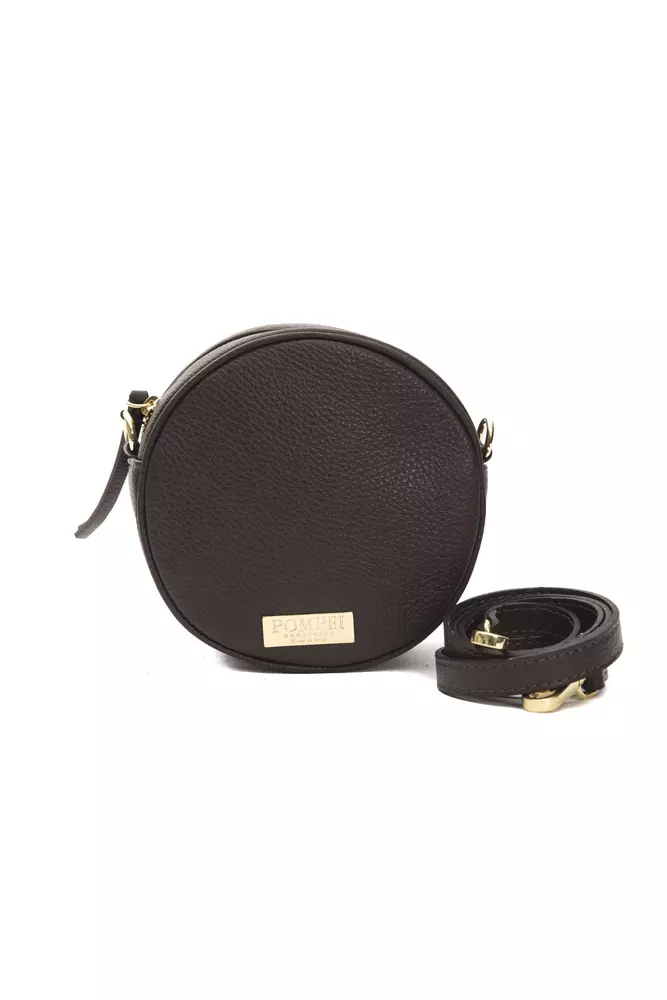 Pompei Donatella - Brown Leather Women Crossbody