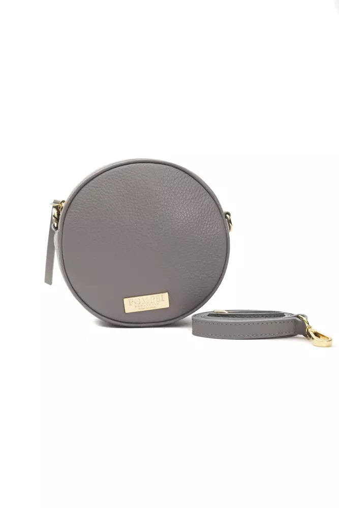 Pompei Donatella - Gray Leather Women Crossbody