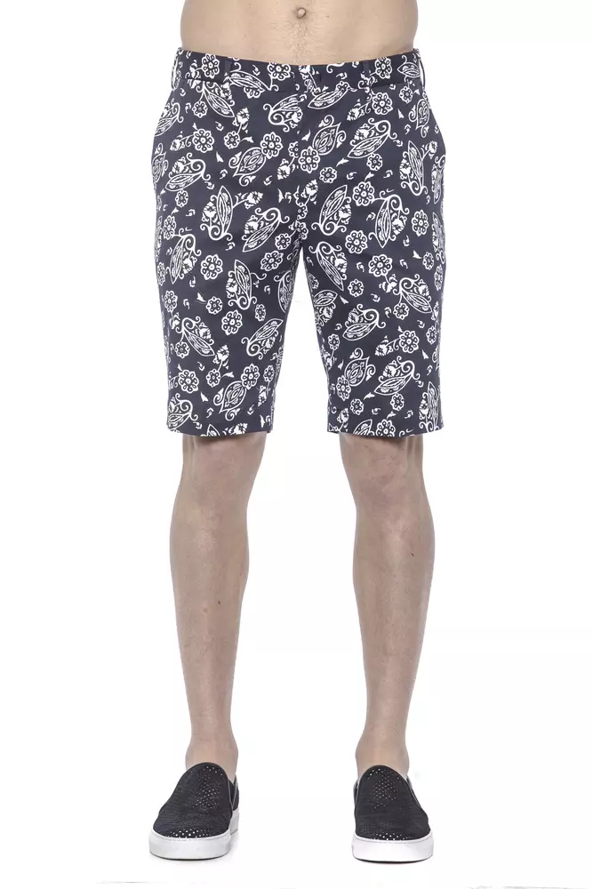 PT Torino - Blue Cotton Men Bermuda Short