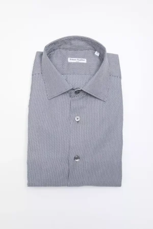 Blue Cotton Men Shirt