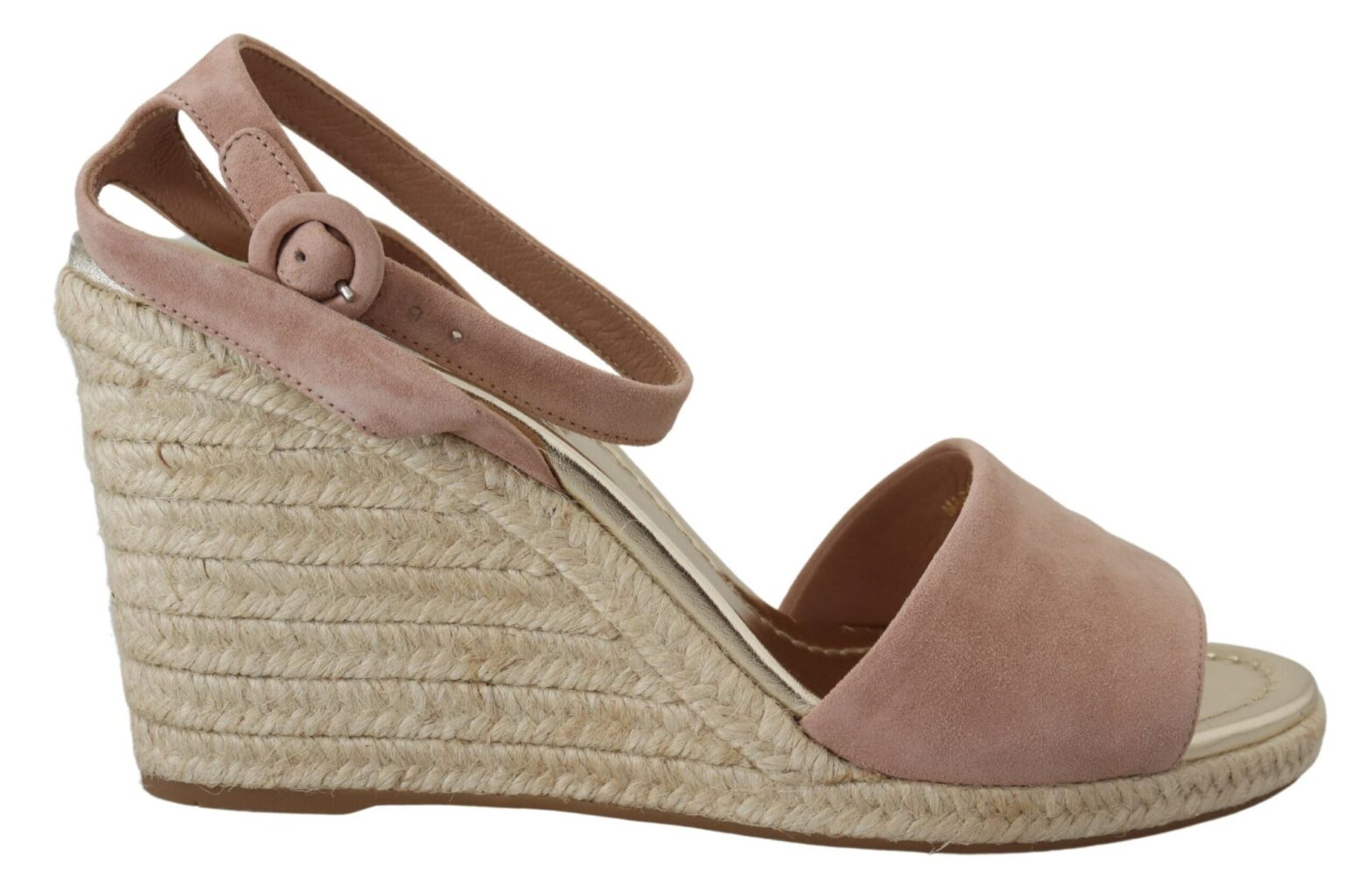 Prada - Pink Suede Leather Ankle Strap Sandals