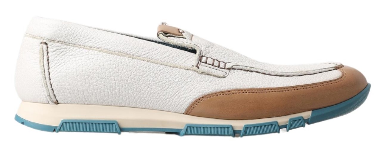 Dolce & Gabbana - White Leather Loafers Moccasins Shoes