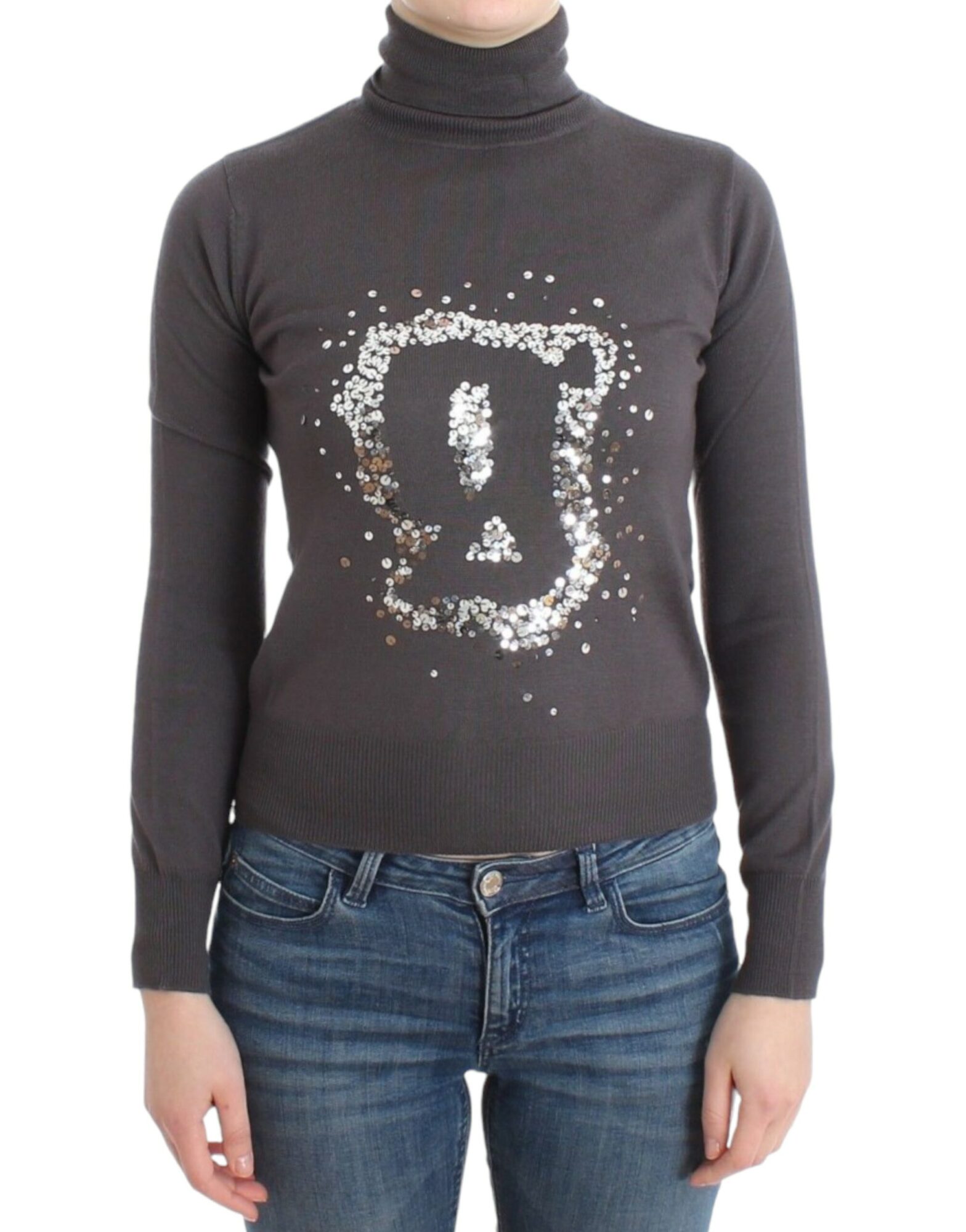 John Galliano - Brown turtleneck cotton sweater