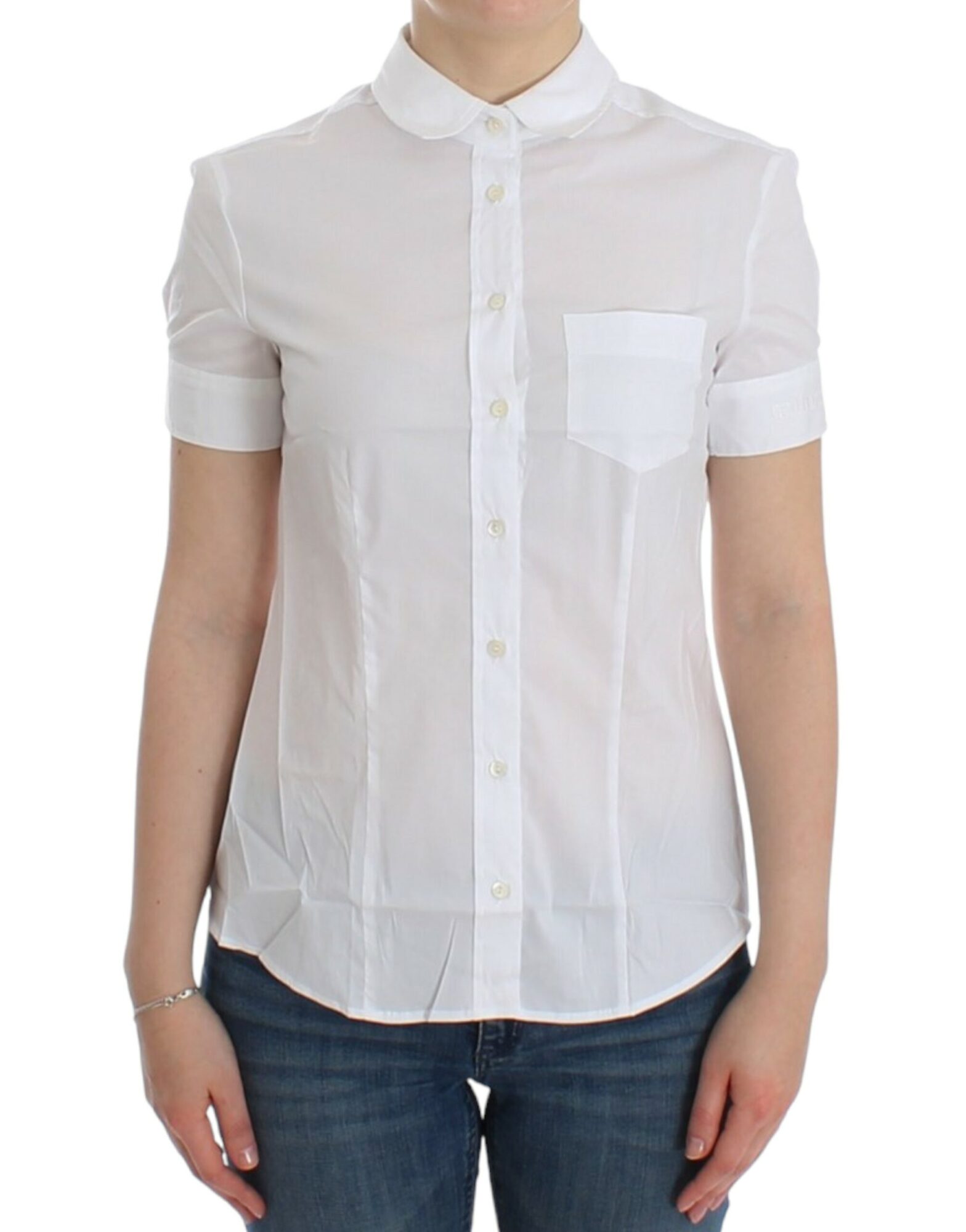 John Galliano - White Cotton Shirt Top