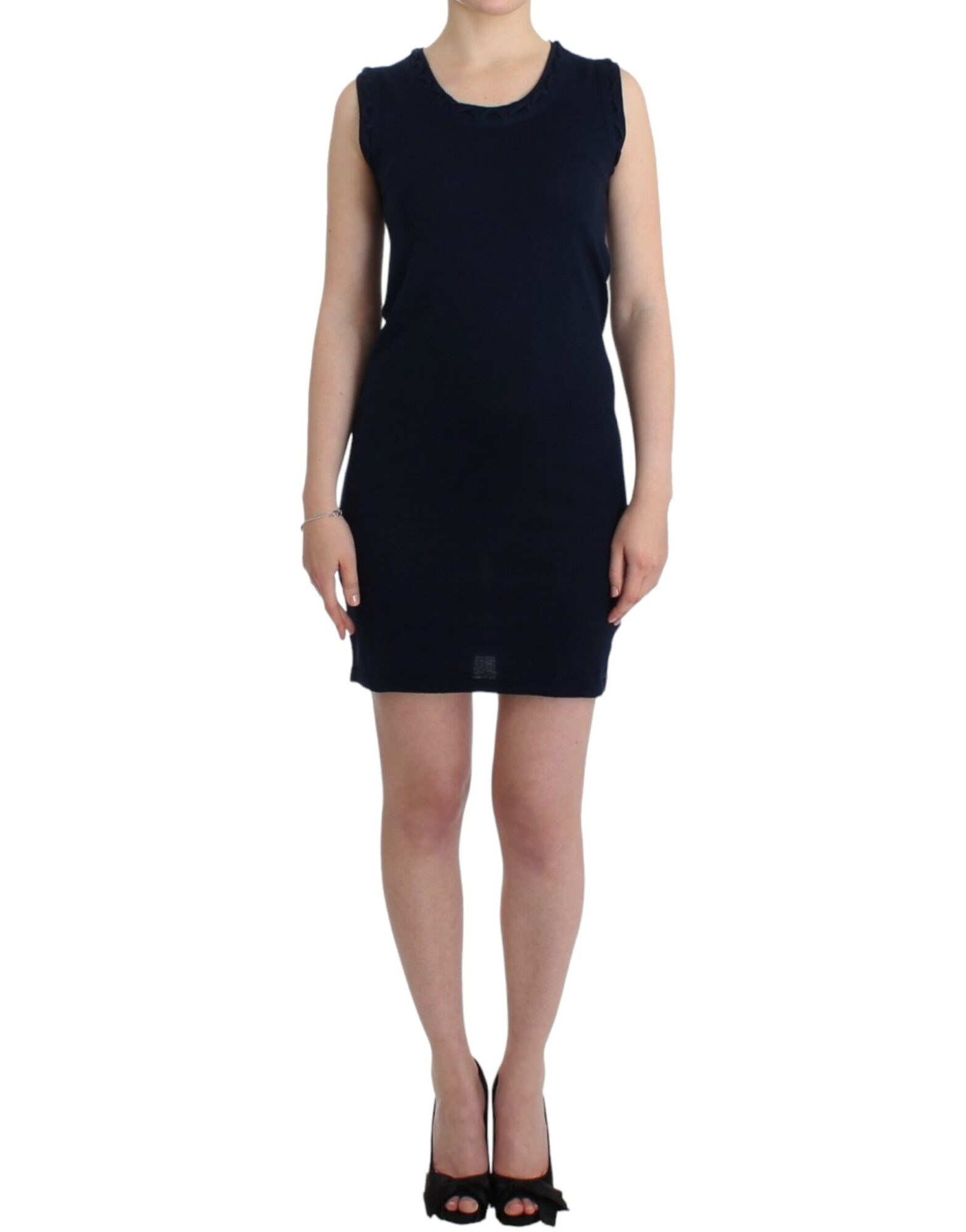 John Galliano - Blue cotton jersey dress