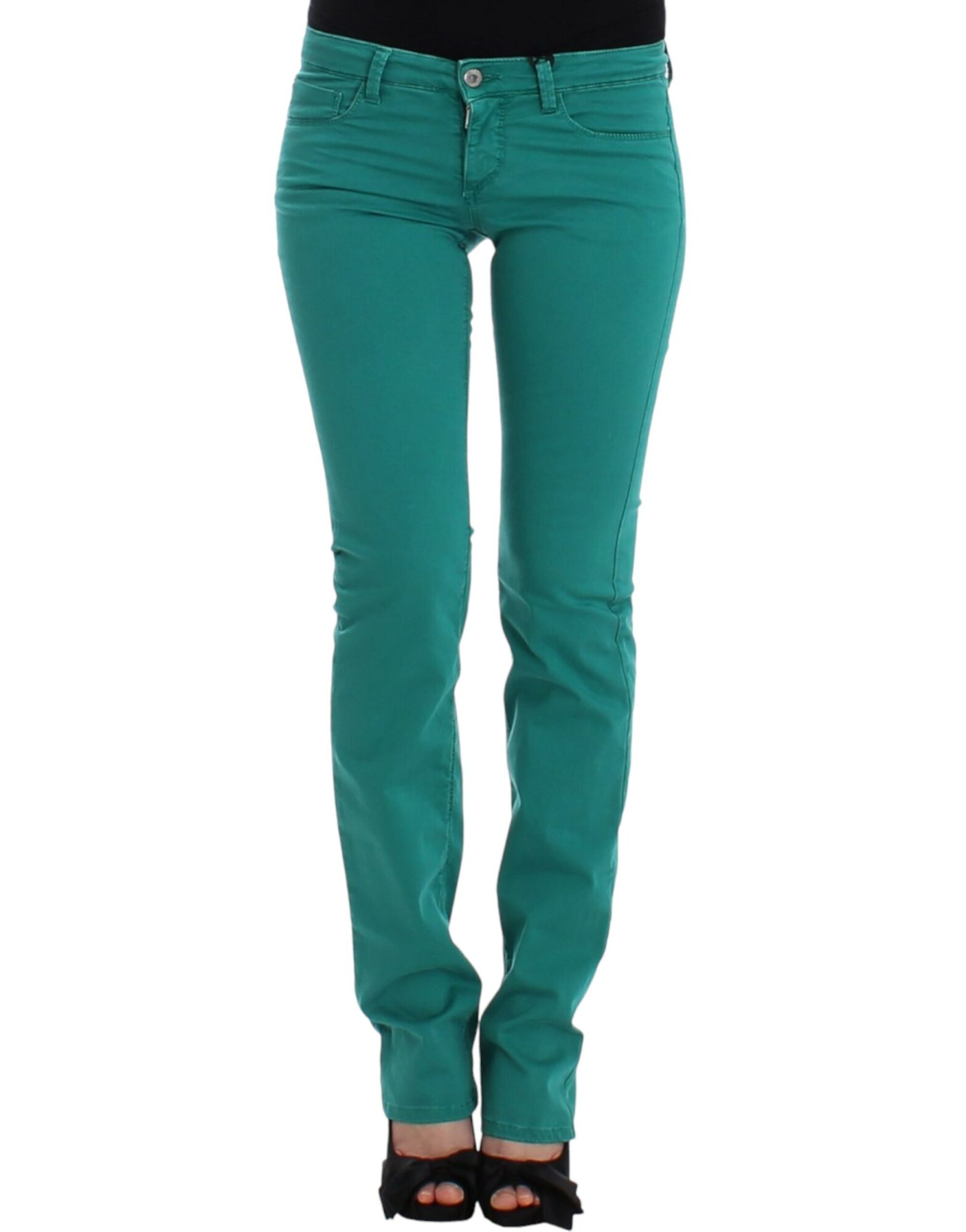 Costume National - Green straight leg jeans