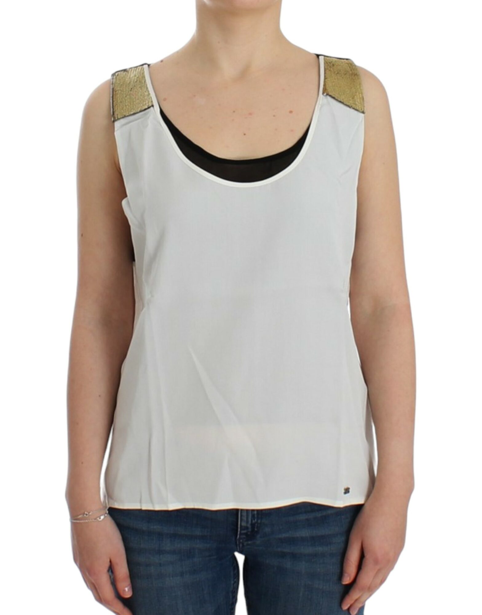 Costume National - White sleeveless top