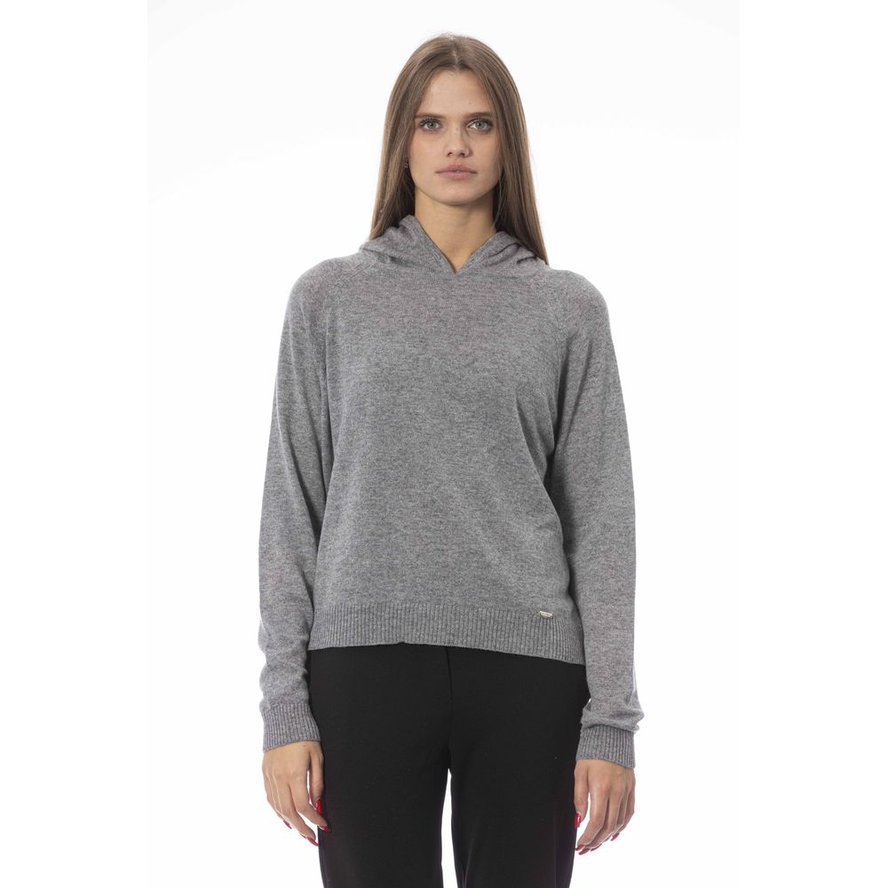 Baldinini Trend - Gray Wool Women Sweater