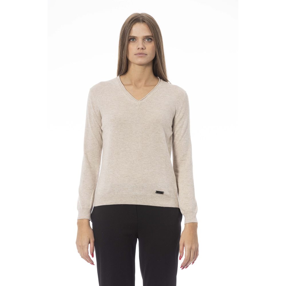 Baldinini Trend - Beige Cashmere Women Sweater