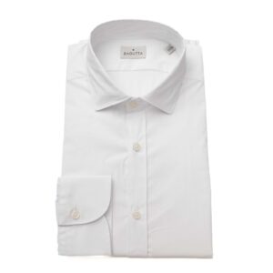 White Cotton Men's Shirt