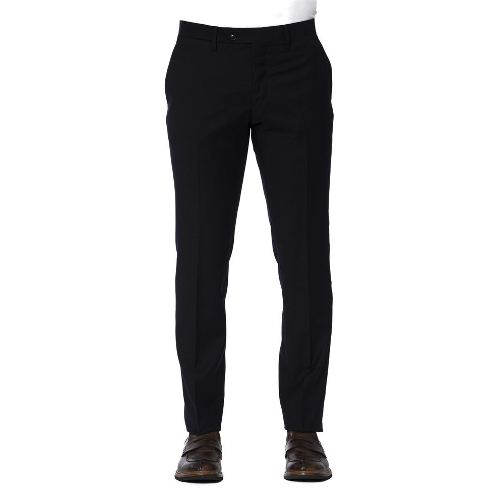 Trussardi - Blue Wool Men Trouser