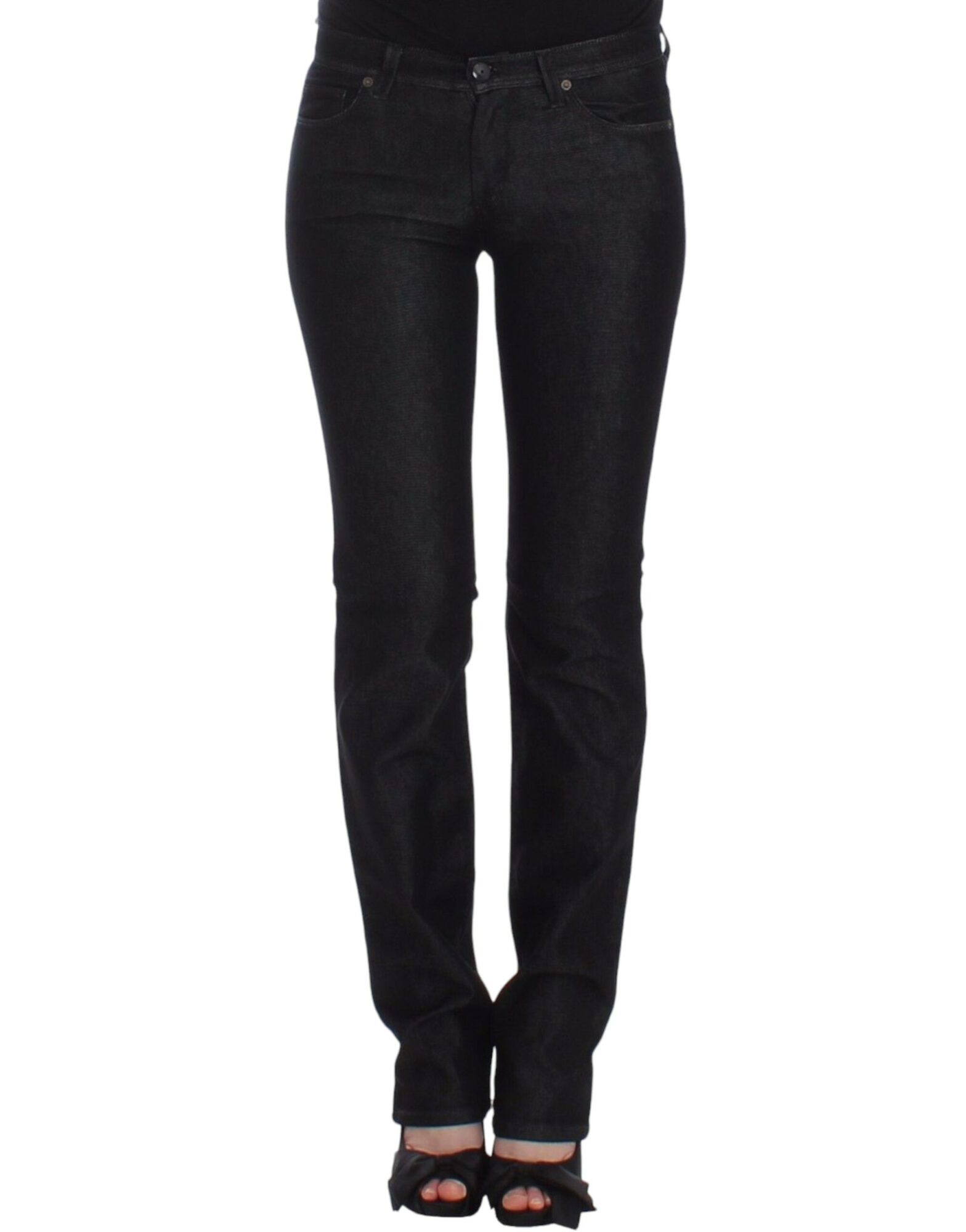 Ermanno Scervino - Black Slim Jeans Denim Pants Skinny Leg Stretch