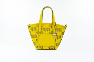 Kimber Small Daffodil Leather 2-in-1 Zip Tote Messenger Bag Purse