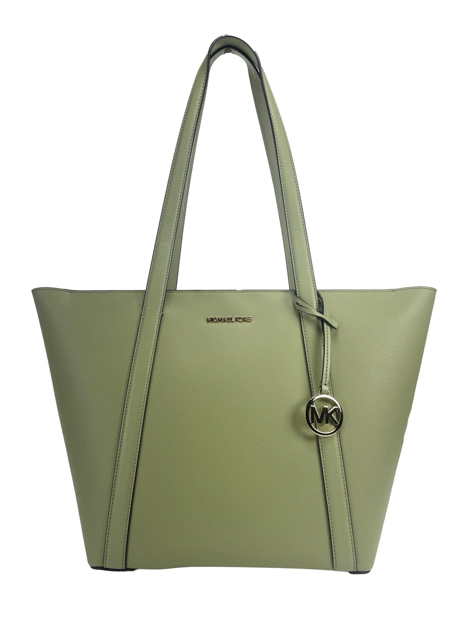Michael Kors - Large Pratt Shoulder Zip Tote Bag Light Sage