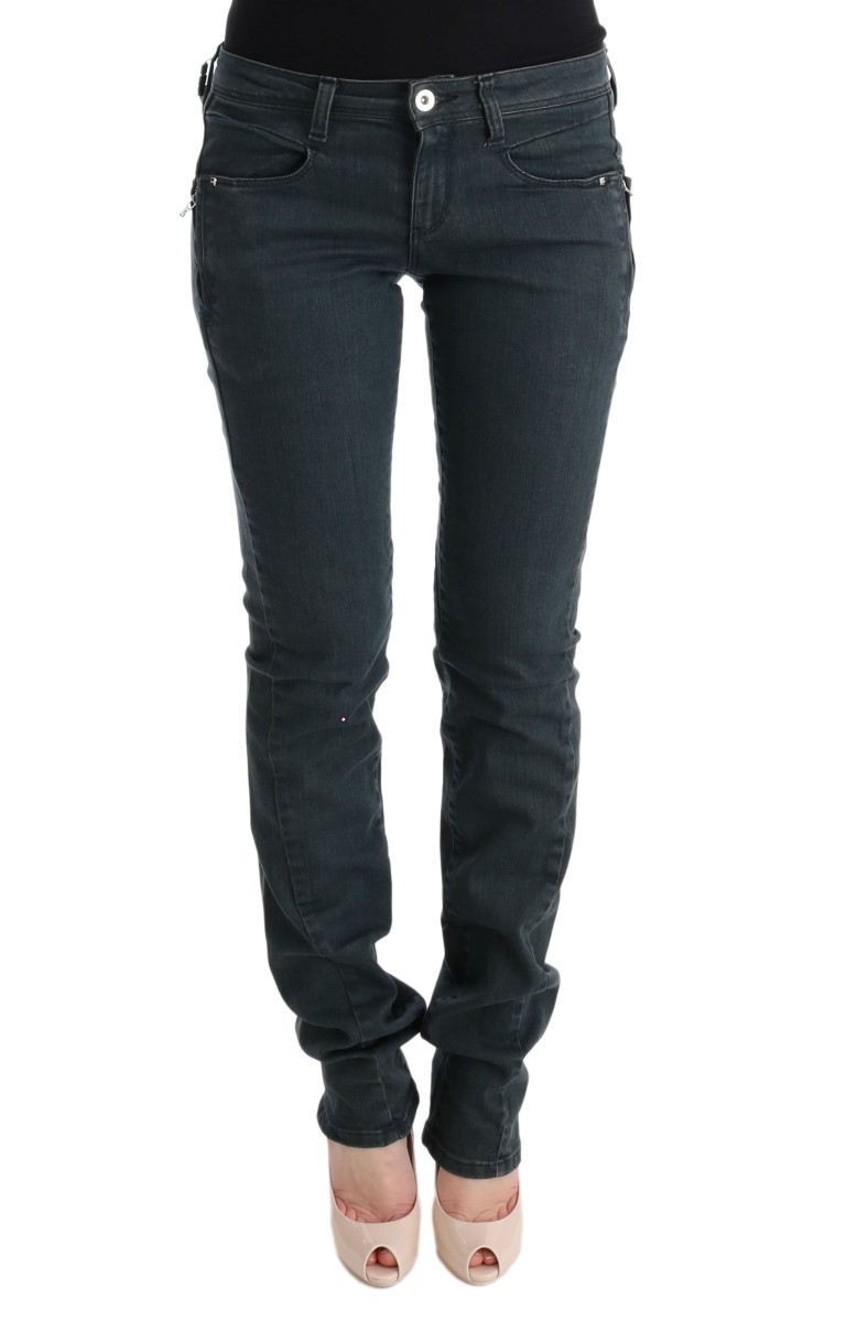 Costume National - Gray Cotton Superslim Denim Jeans