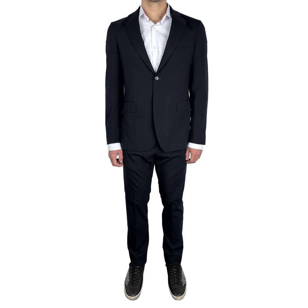 Aquascutum - Navy Wool Men’s Suit