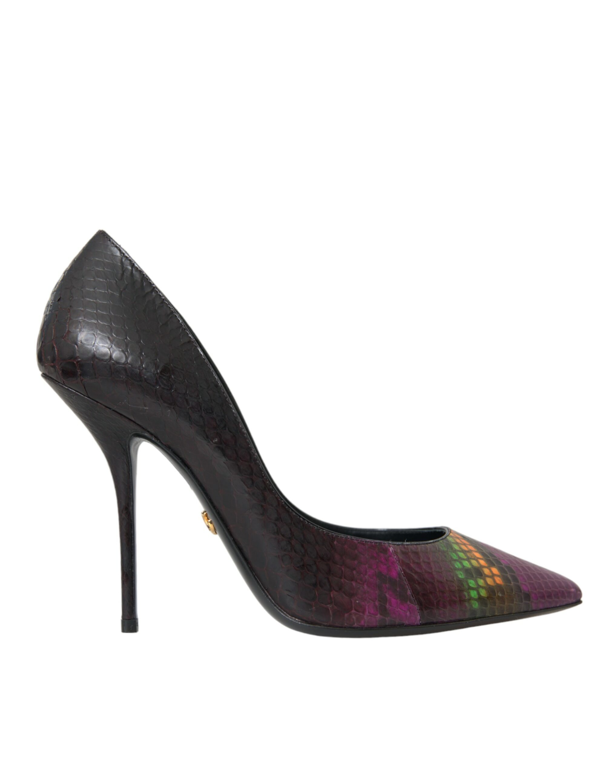 Dolce & Gabbana - Multicolor Exotic Leather Heels Pumps Shoes
