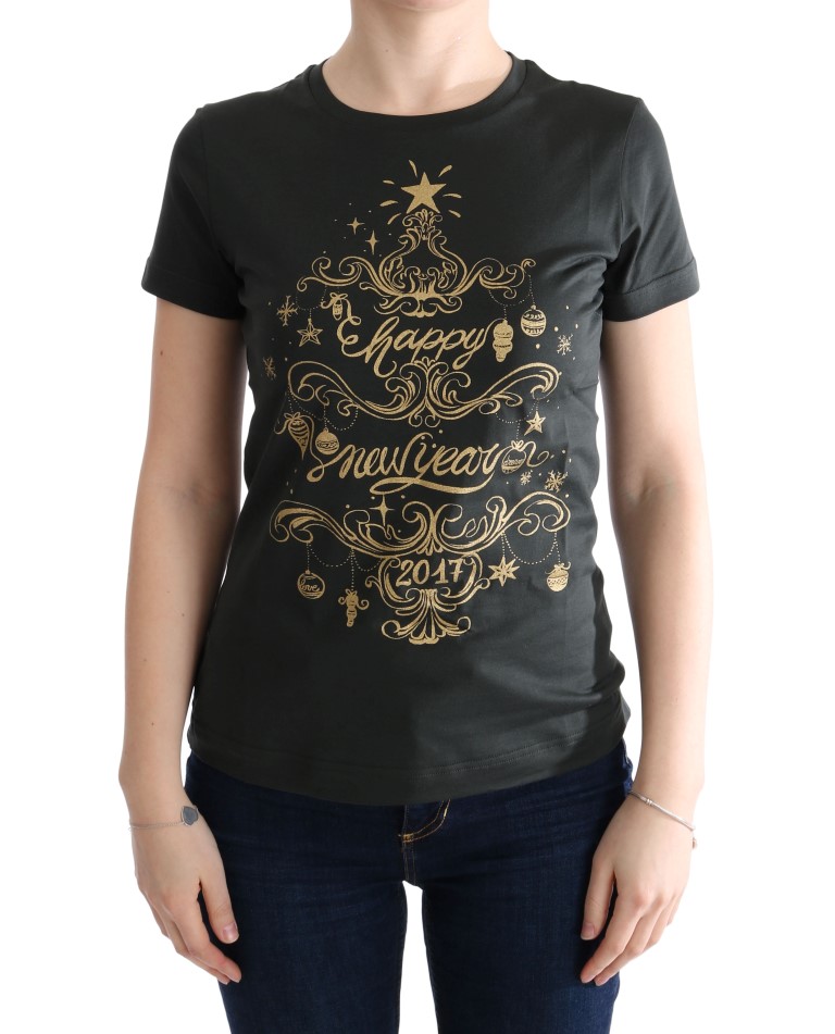 Dolce & Gabbana - Green Cotton 2017 Motive T-Shirt