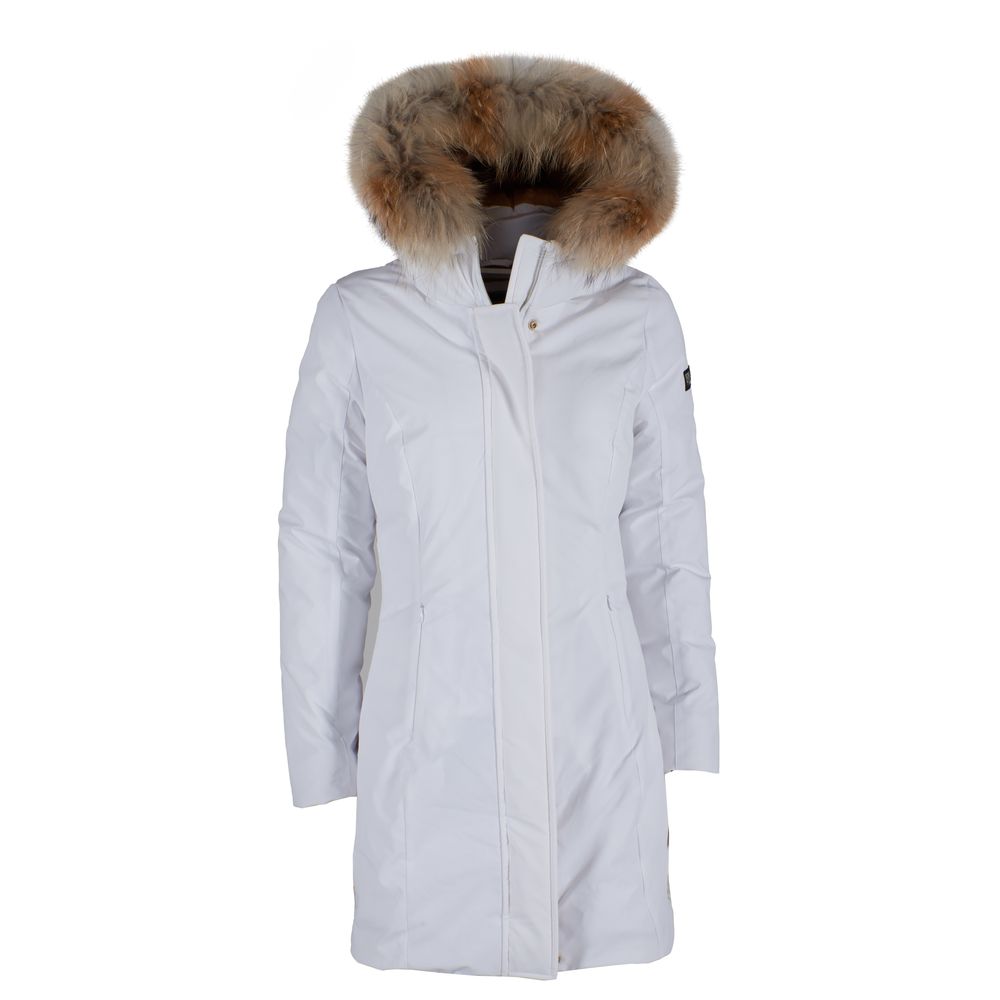 Yes Zee - White Nylon Women Jacket