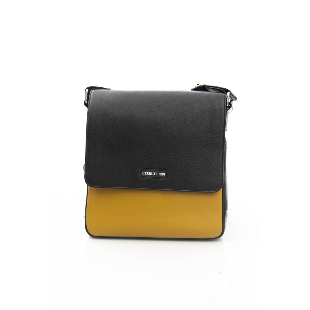 Cerruti 1881 - Yellow Leather Women Crossbody