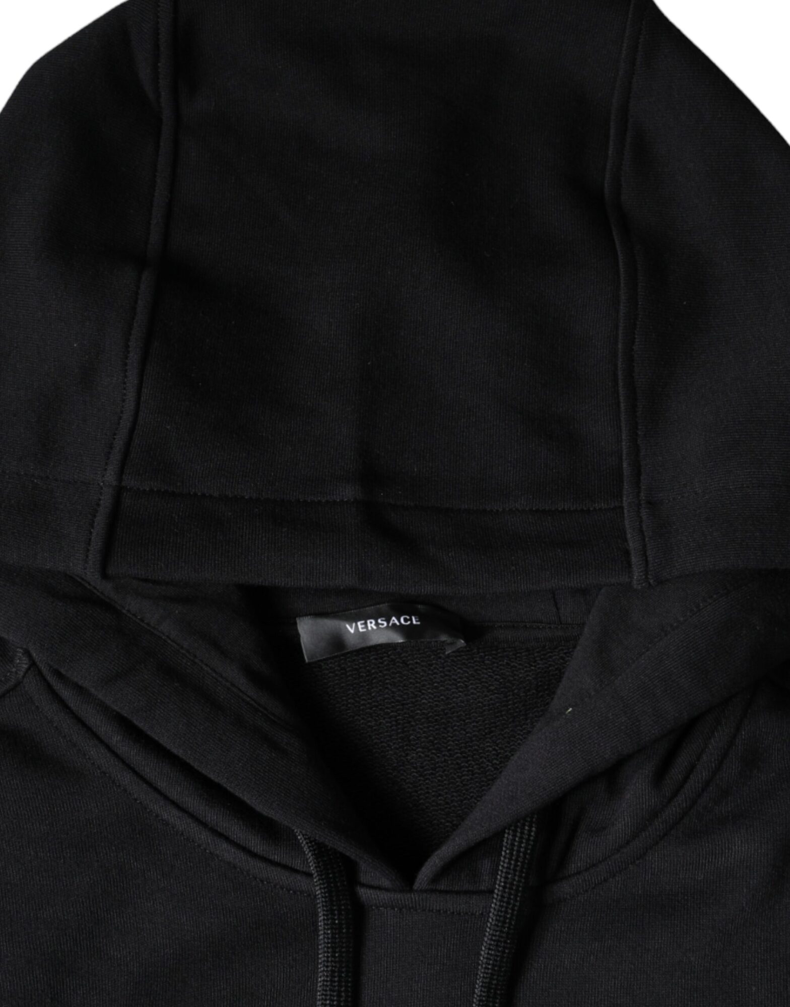 Versace - Black Medusa Print Cotton HoodiePullover Sweatshirt Sweater