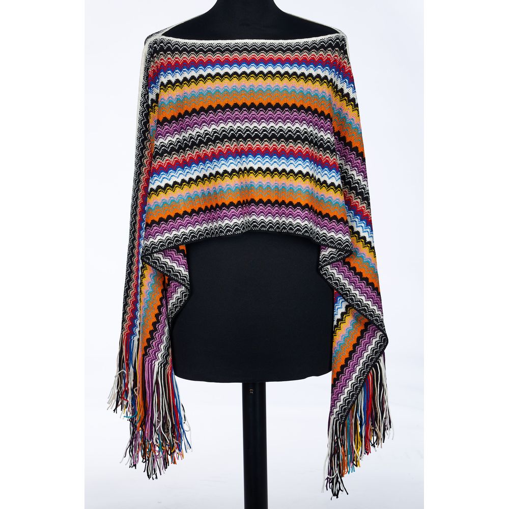 Missoni - Multicolor Wool Women Poncho